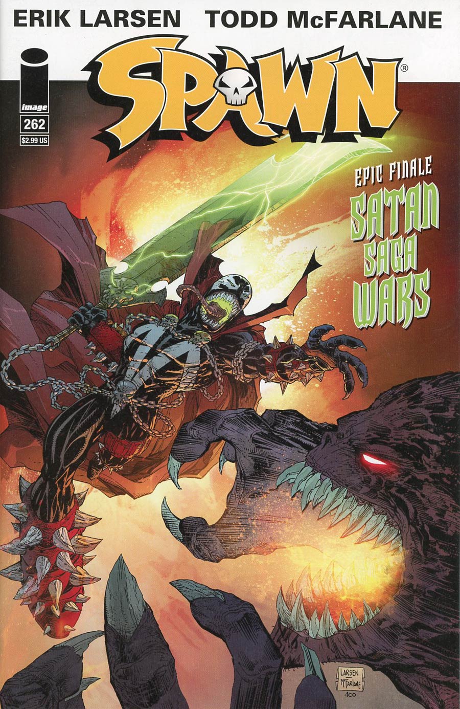 Spawn #262 Cover A Erik Larsen