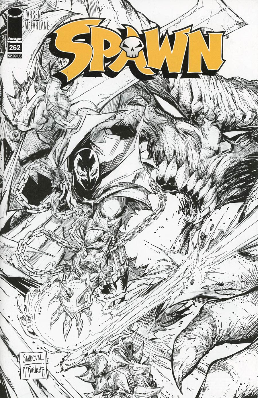 Spawn #262 Cover B Gerardo Sandoval