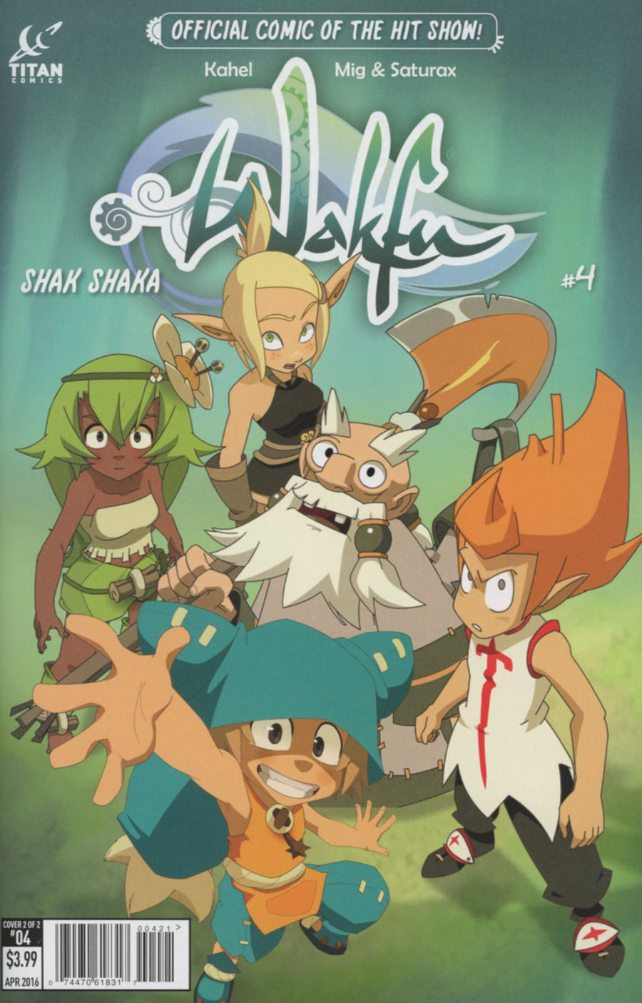 Wakfu #4 Cover B Variant Mig & Saturax Subscription Cover