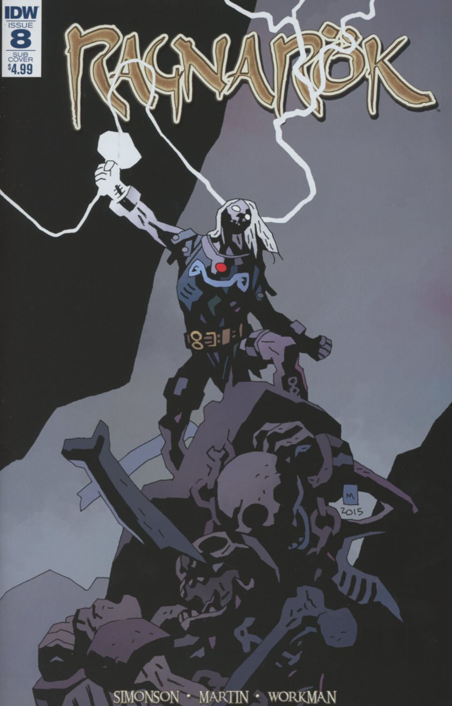 Ragnarok #8 Cover B Variant Mike Mignola Subscription Cover