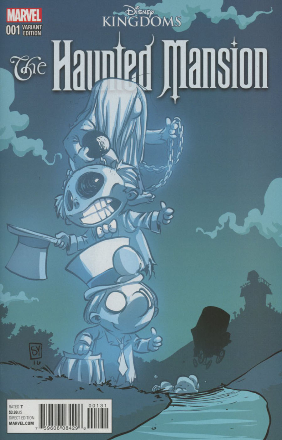 Disney Kingdoms Haunted Mansion #1 Cover C Variant Skottie Young