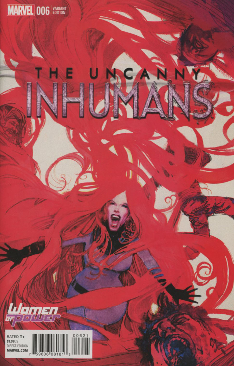 Uncanny Inhumans #6 Cover B Variant Women Of Power Cover