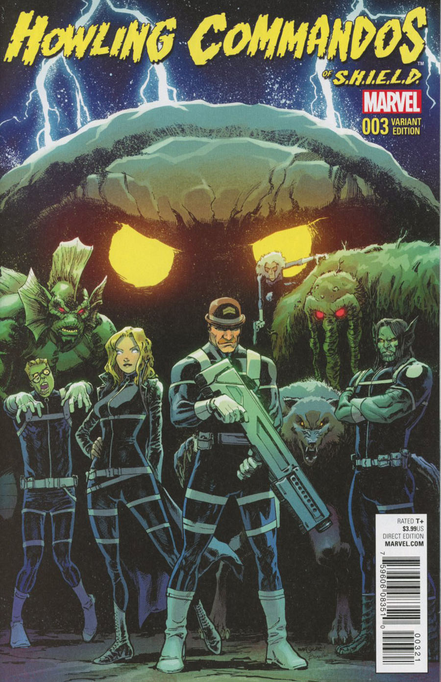 Howling Commandos Of S.H.I.E.L.D. #3 Cover B Incentive David Marquez Variant Cover