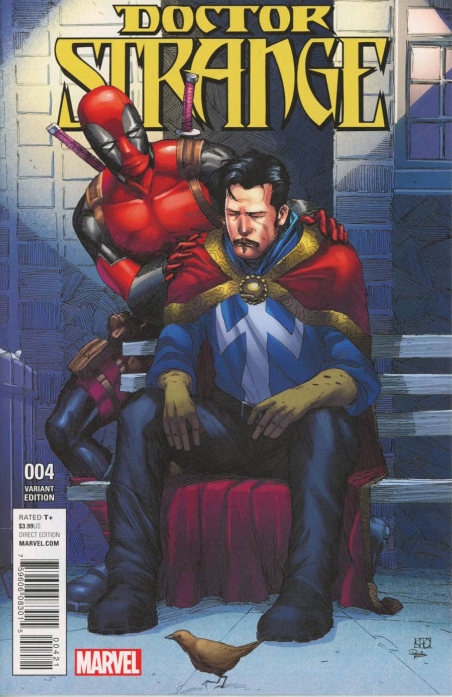 Doctor Strange Vol 4 #4 Cover B Incentive Deadpool Variant Cover