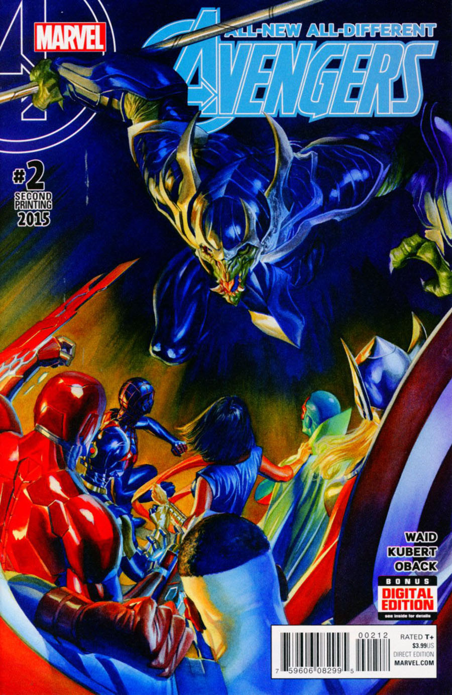 All-New All-Different Avengers #2 Cover C 2nd Ptg Alex Ross Variant Cover