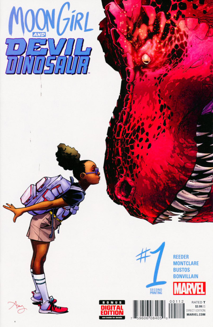 Moon Girl And Devil Dinosaur #1 Cover E 2nd Ptg Amy Reeder Variant Cover