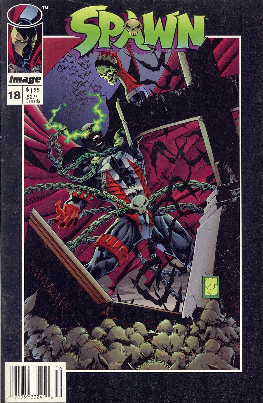 Spawn #18 Cover B Newsstand Edition