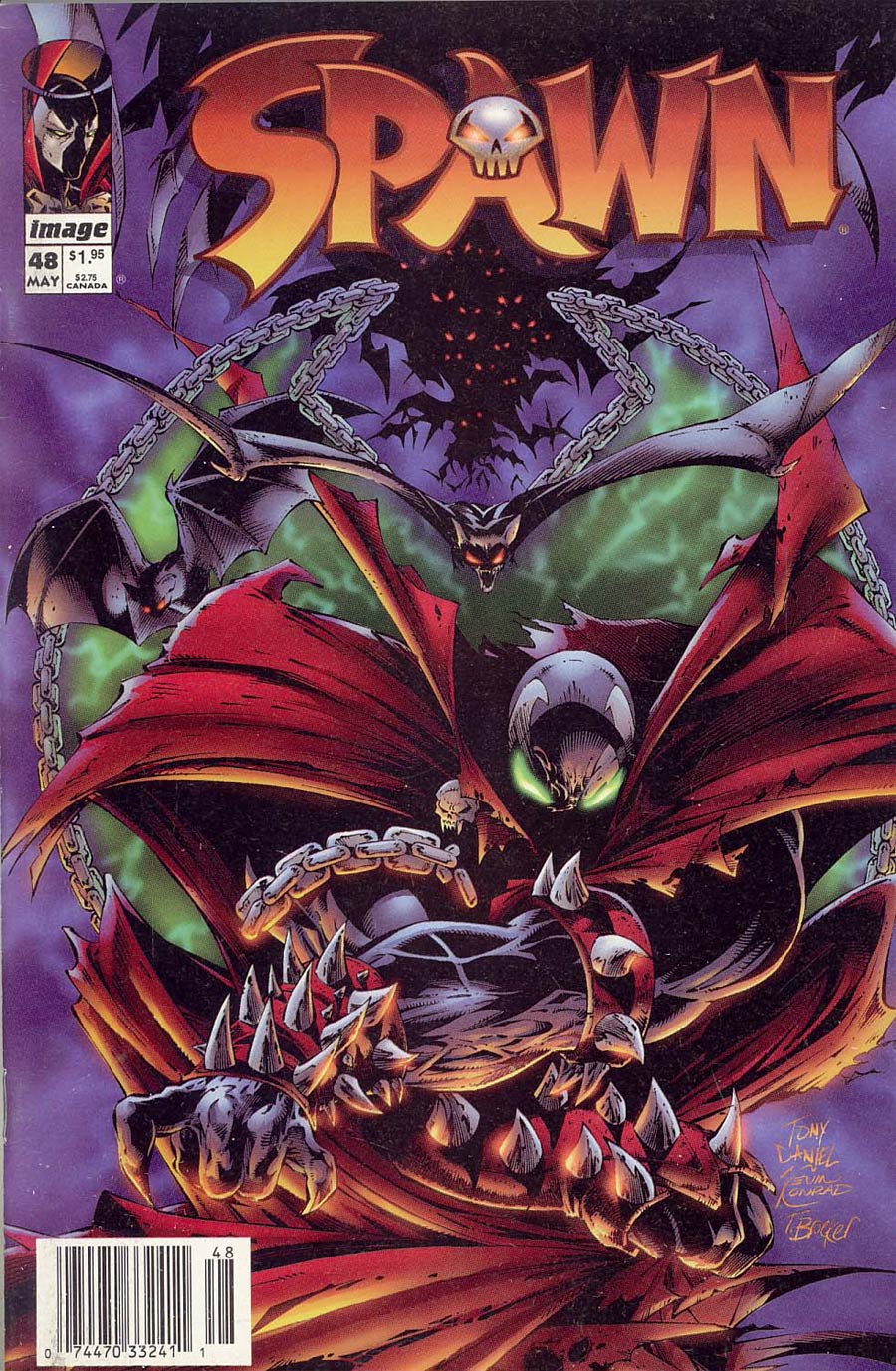 Spawn #48 Cover B Newsstand Edition