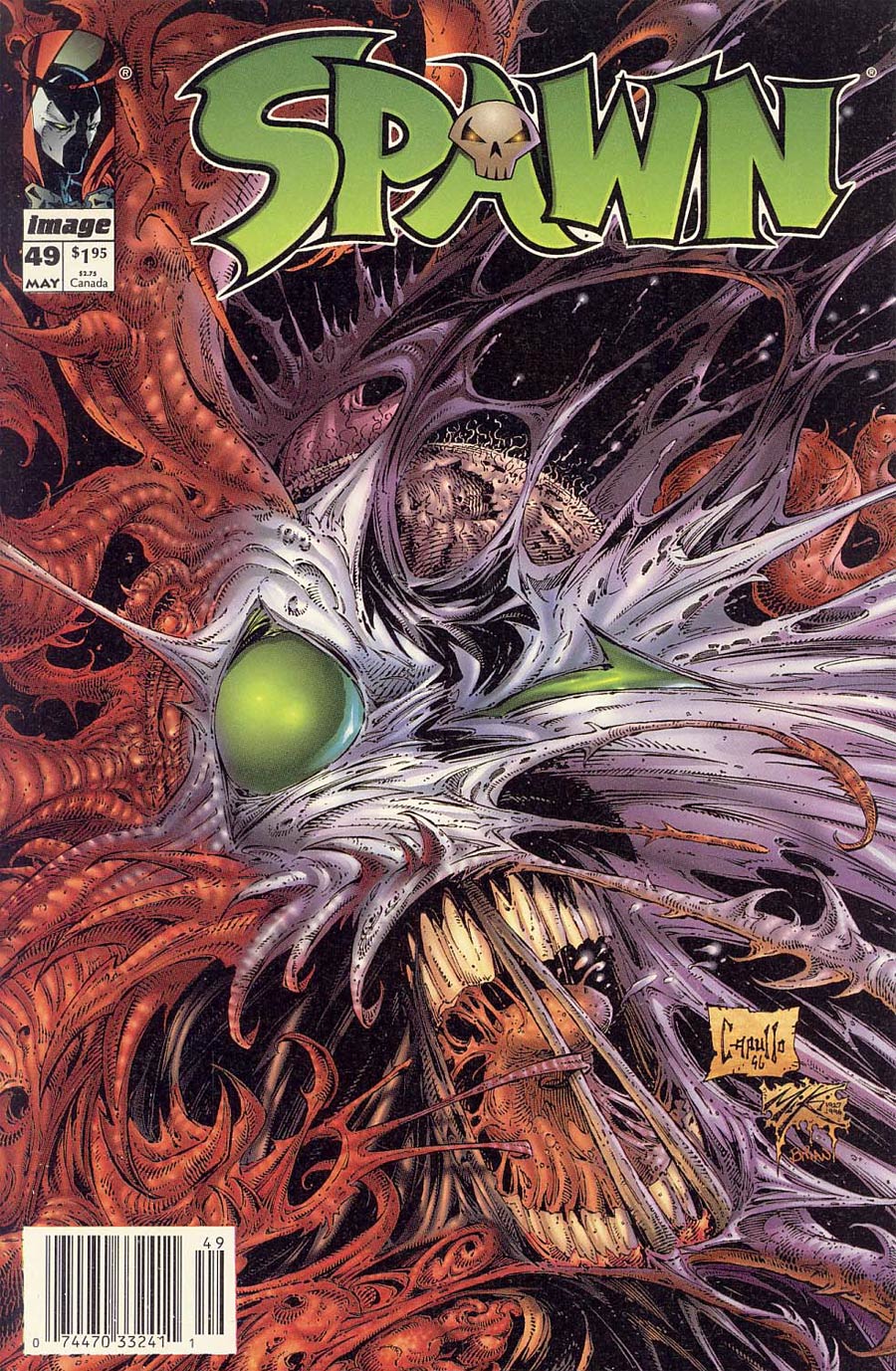 Spawn #49 Cover B Newsstand Edition