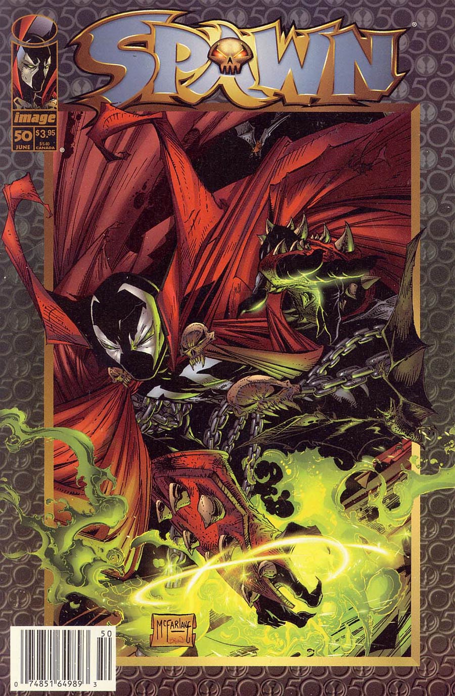 Spawn #50 Cover B Newsstand Edition