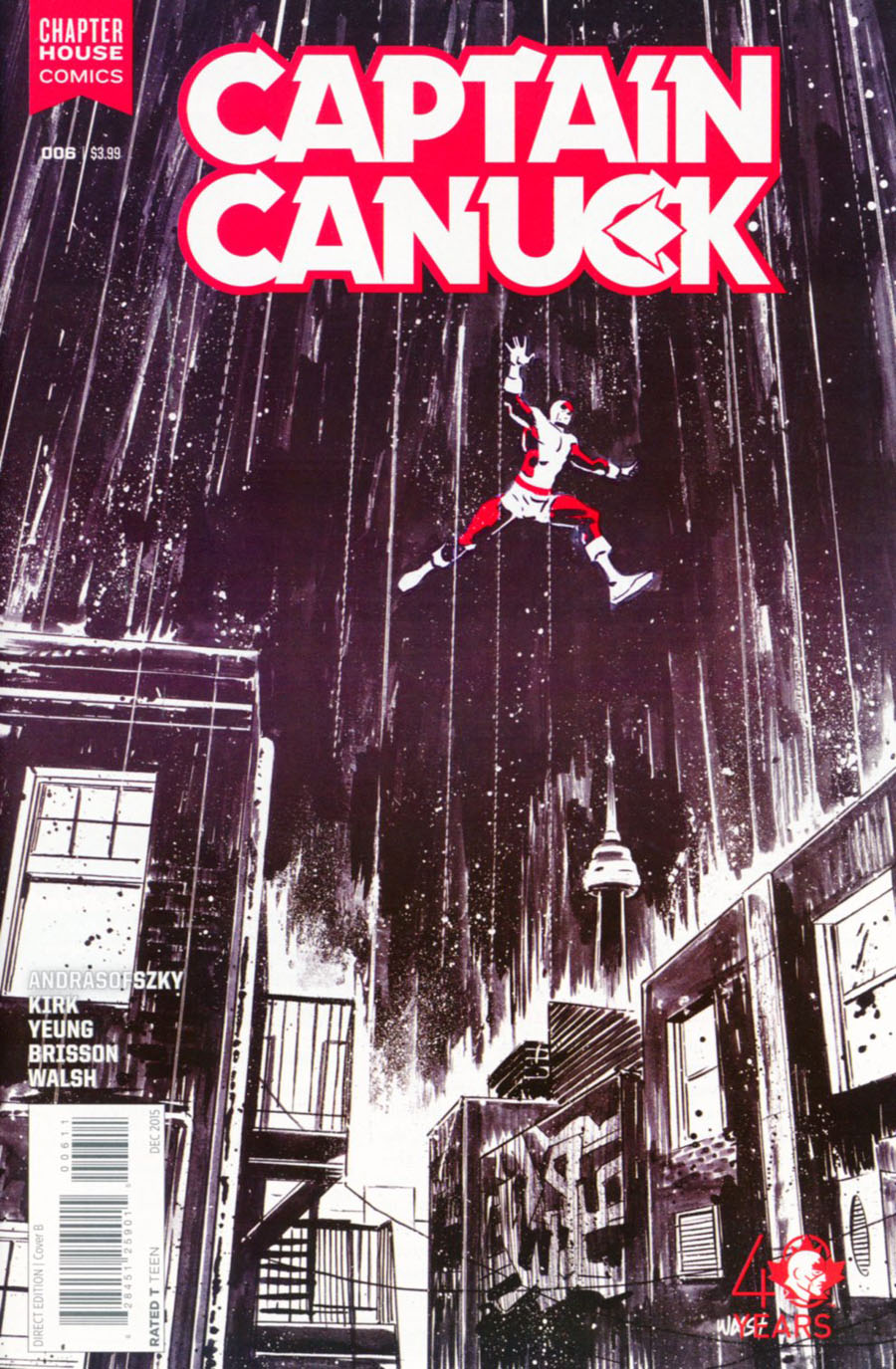 Captain Canuck Vol 2 #6 Cover B Regular Michael Walsh Cover