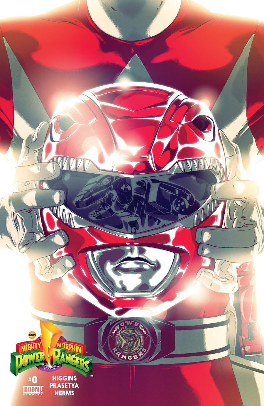 Mighty Morphin Power Rangers (BOOM Studios) #0 Cover A 1st Ptg Regular Red Ranger Cover