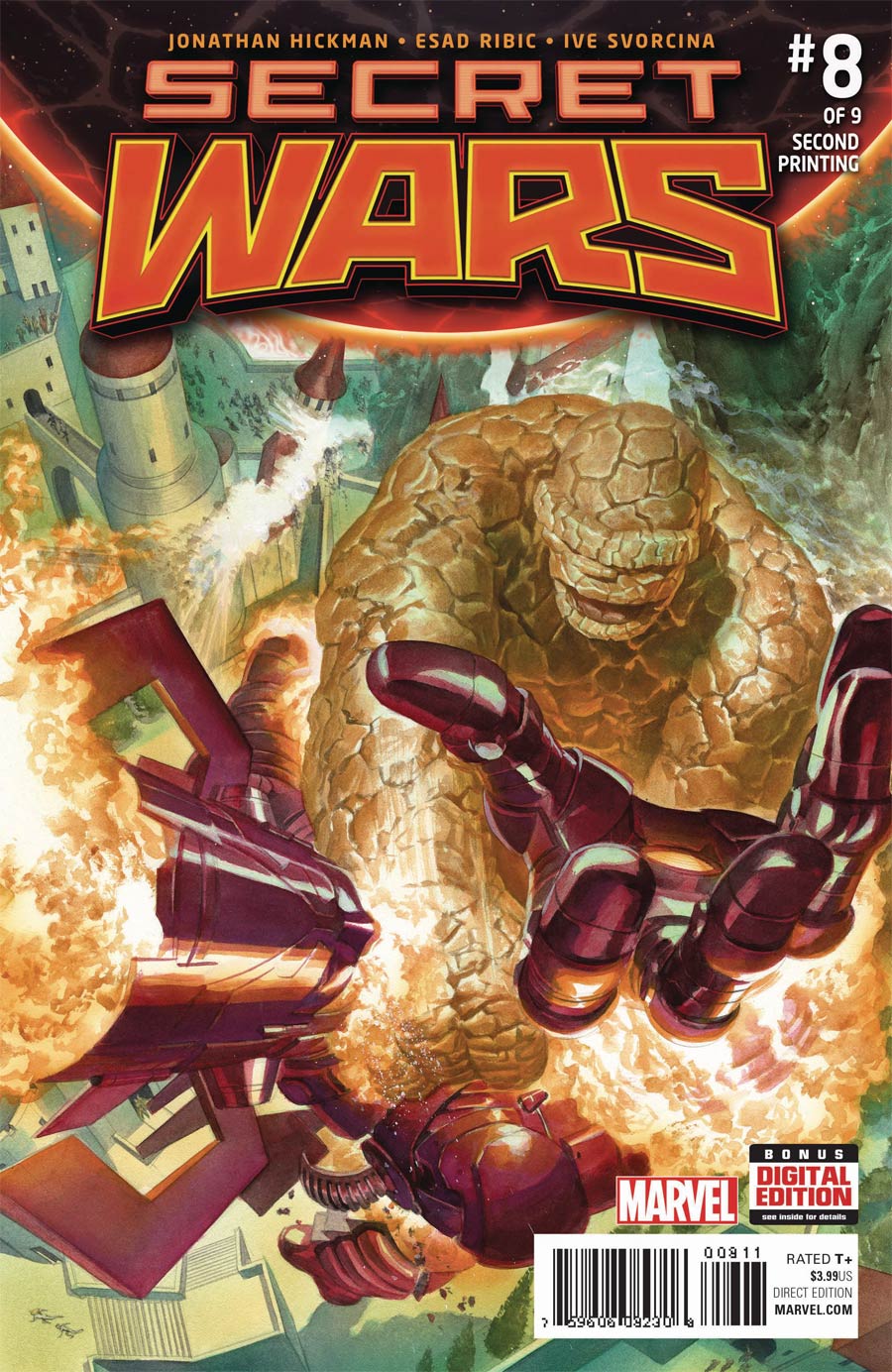 Secret Wars #8 Cover J 2nd Ptg Alex Ross Variant Cover