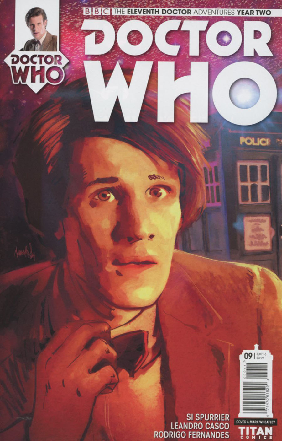 Doctor Who 11th Doctor Year Two #9 Cover A Regular Mark Wheatley Cover