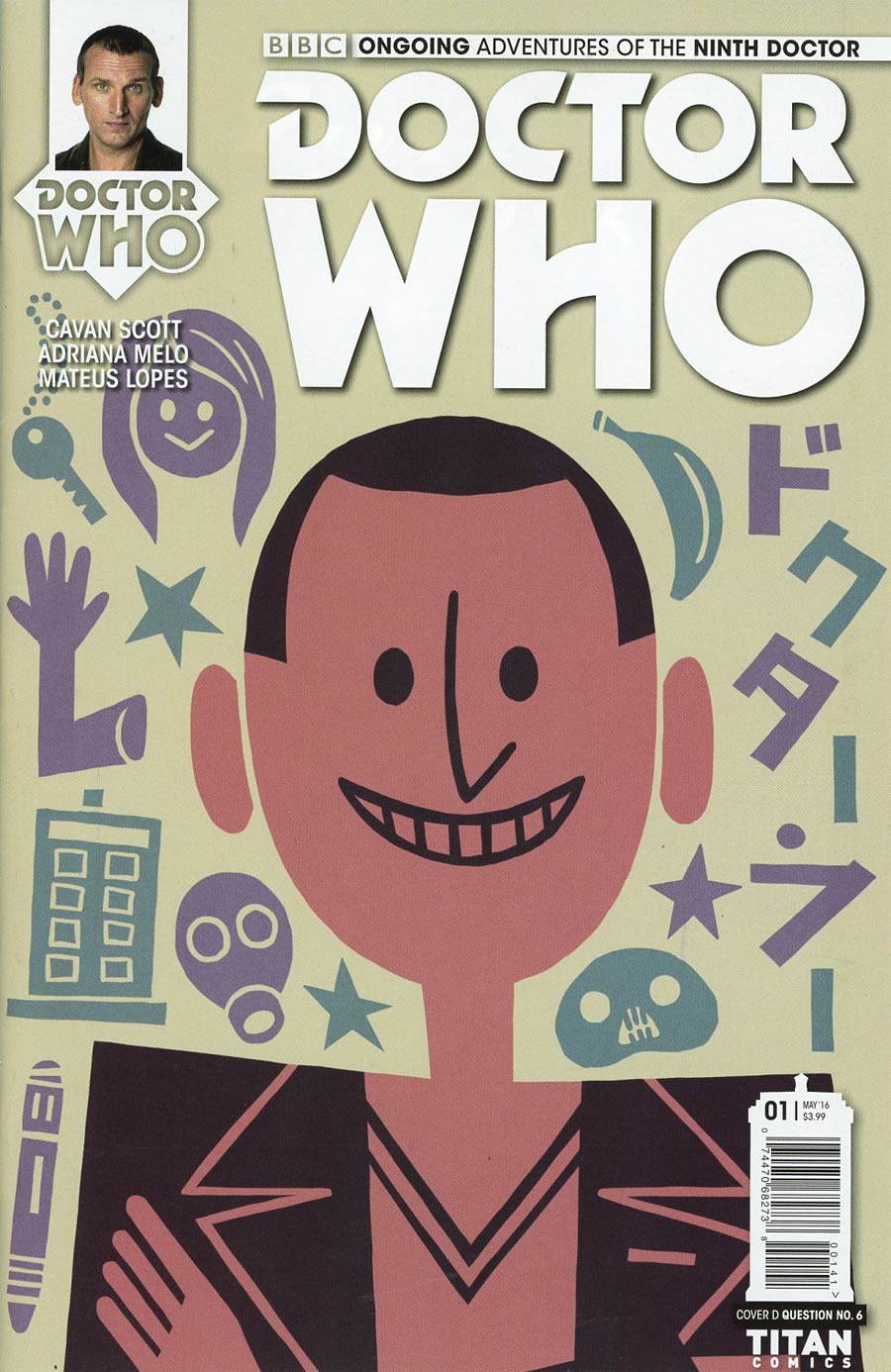 Doctor Who 9th Doctor Vol 2 #1 Cover D Variant Question 6 Cover