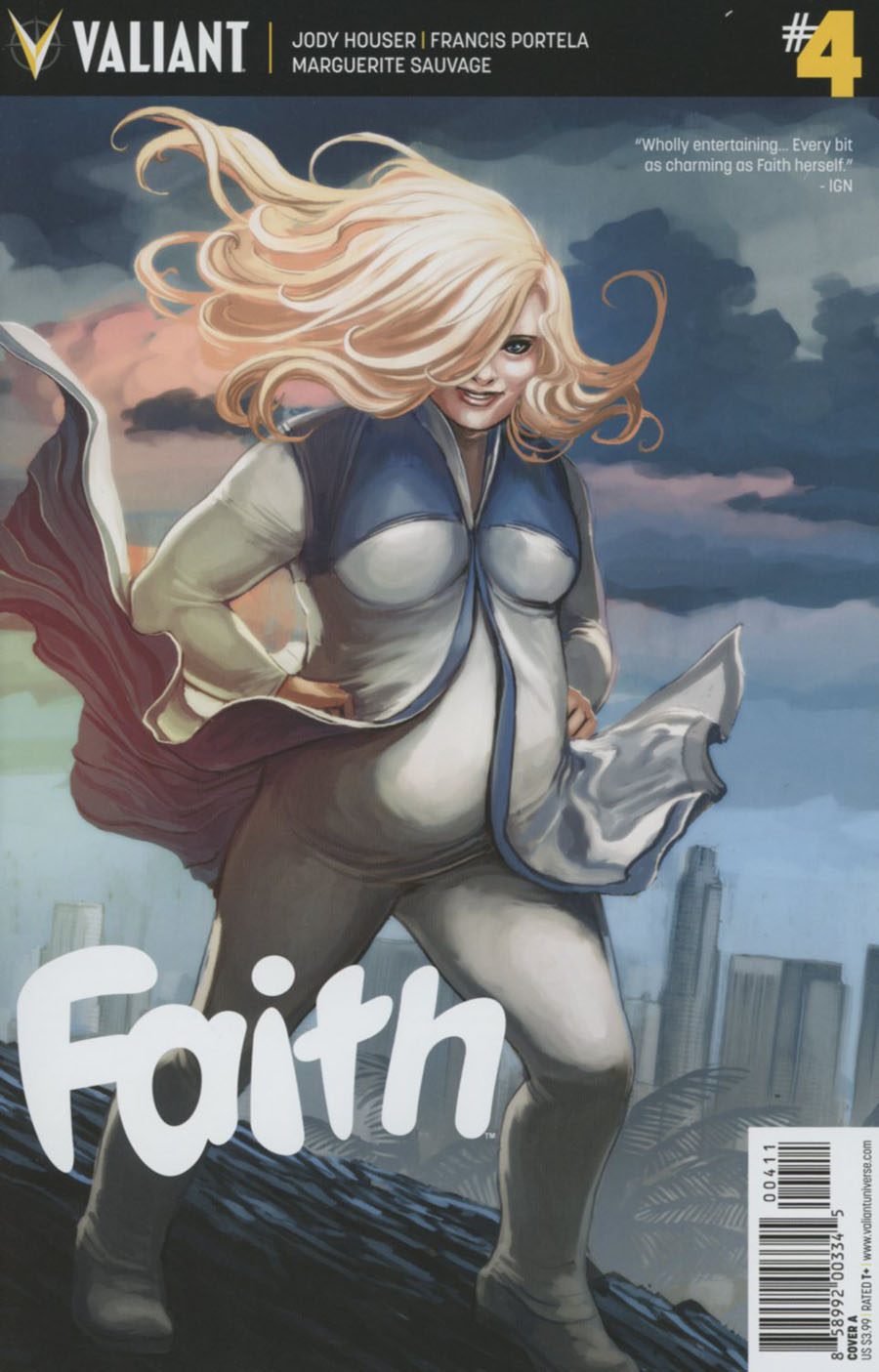 Faith (Valiant Entertainment) #4 Cover A Regular Stephanie Hans Cover