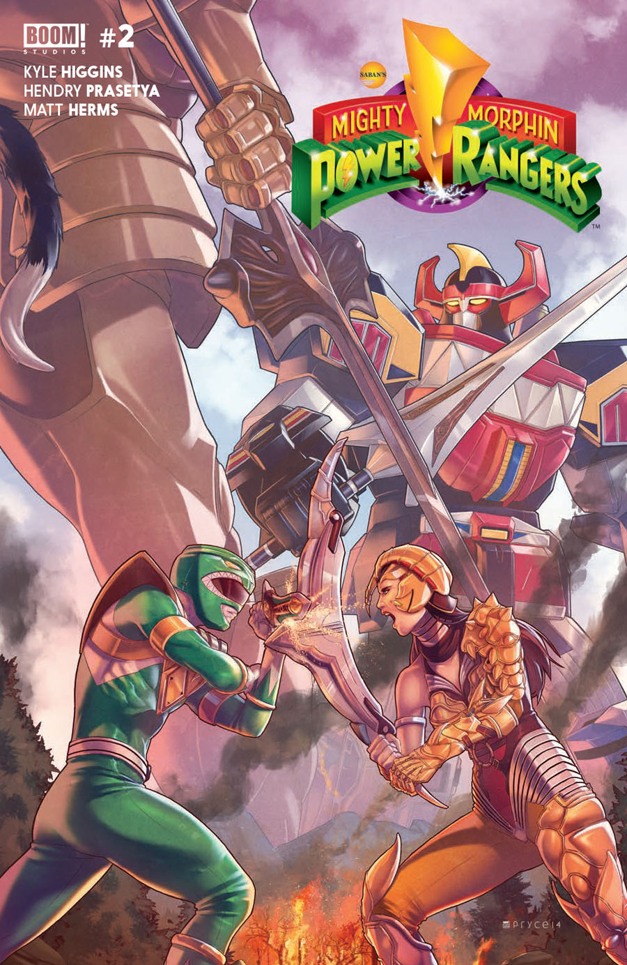 Mighty Morphin Power Rangers (BOOM Studios) #2 Cover A 1st Ptg Regular Jamal Campbell Cover