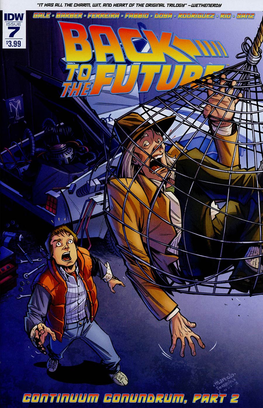 Back To The Future Vol 2 #7 Cover A Regular Marcelo Ferreira Cover