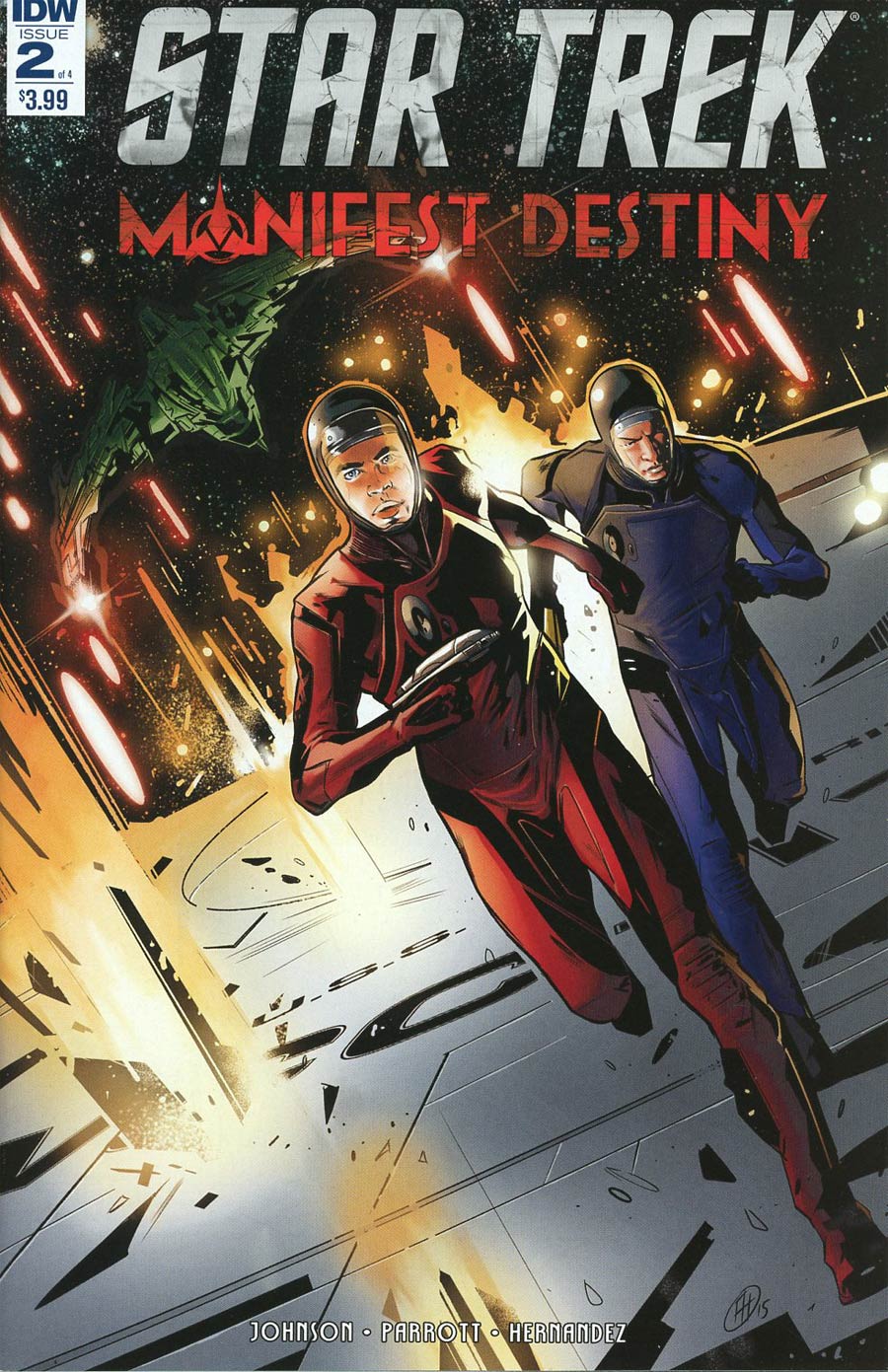 Star Trek Manifest Destiny #2 Cover A Regular Angel Hernandez Cover