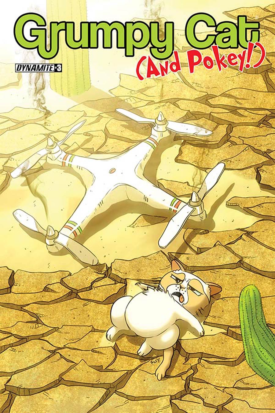 Grumpy Cat & Pokey #3 Cover A Regular Steve Uy Cover