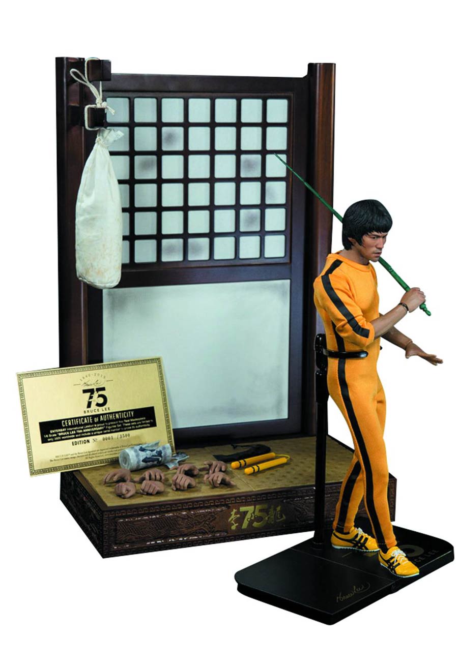 Bruce Lee 75th Anniversary Masterpiece 1/6 Scale Action Figure