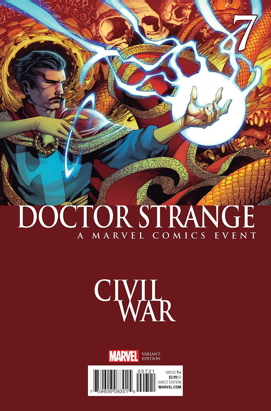 Doctor Strange Vol 4 #7 Cover B Variant Civil War Cover