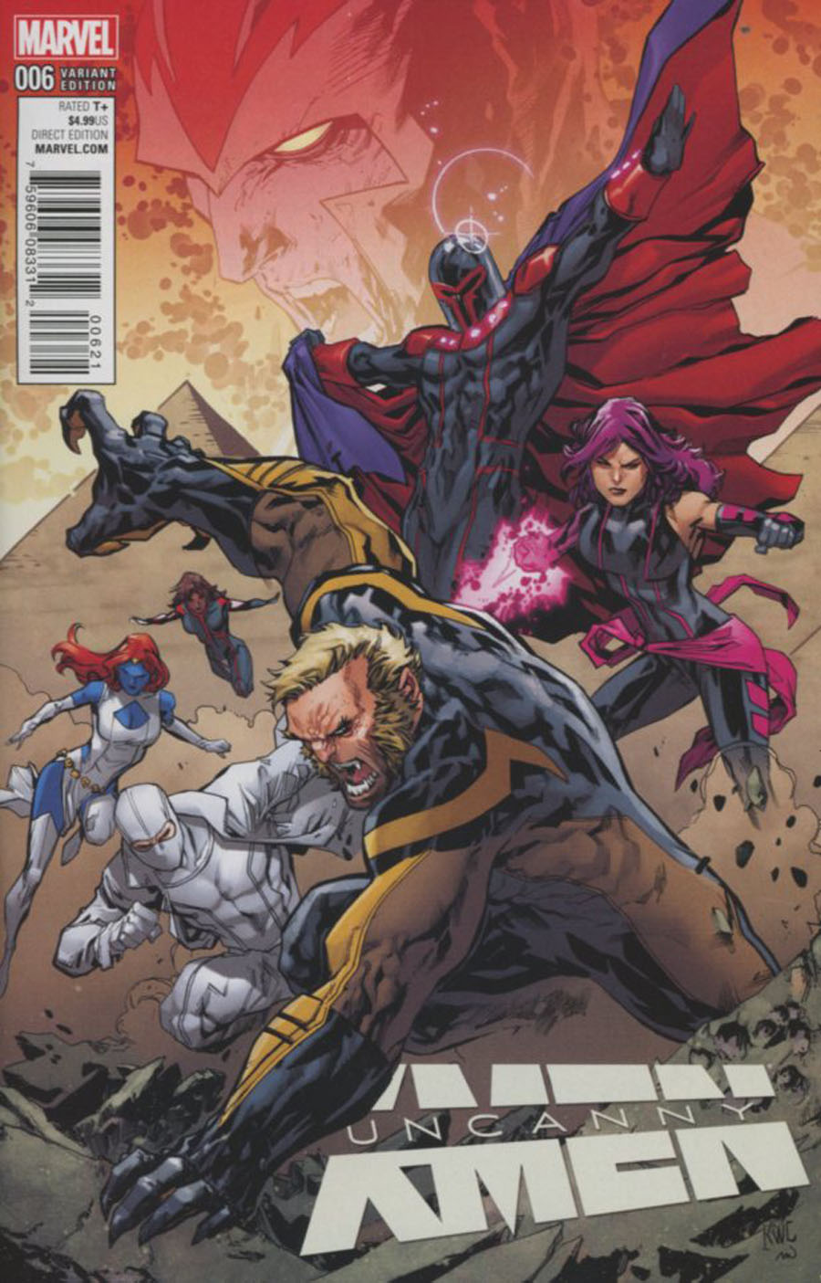 Uncanny X-Men Vol 4 #6 Cover B Variant Ken Lashley Connecting B Cover (X-Men Apocalypse Wars Tie-In)