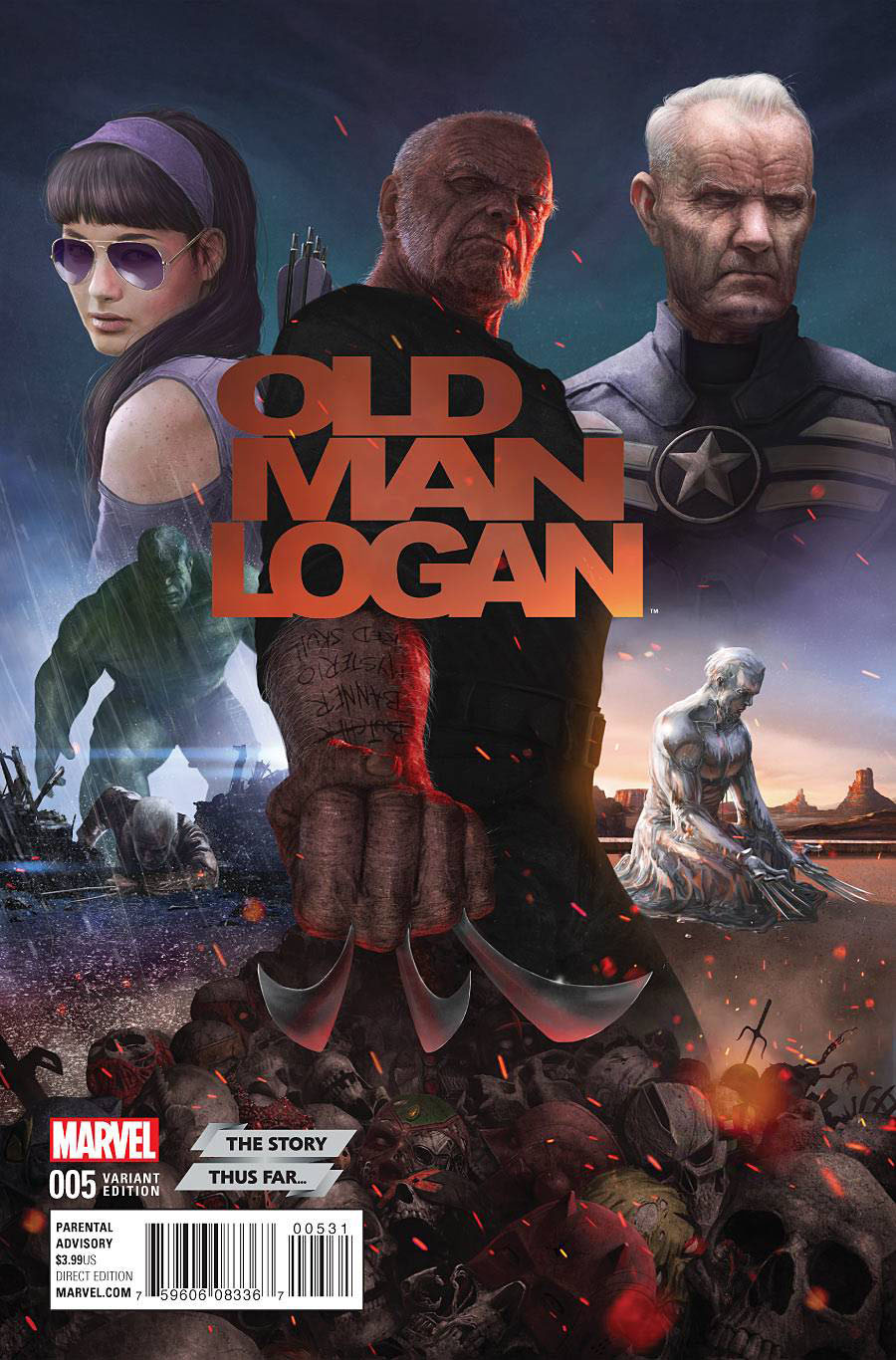 Old Man Logan Vol 2 #5 Cover B Variant Story Thus Far Cover