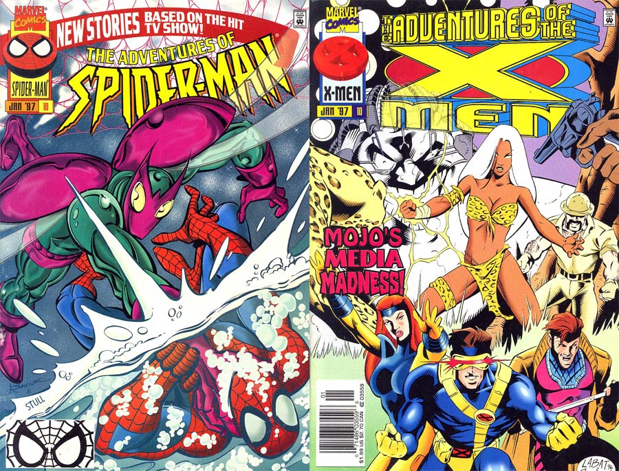 Adventures Of Spider-Man #10 and X-Men #10 Flipbook