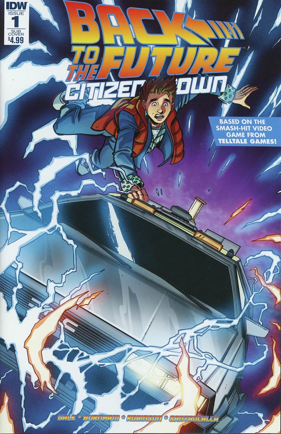 Back To The Future Citizen Brown #1 Cover B Variant Anthony Marques Subscription Cover