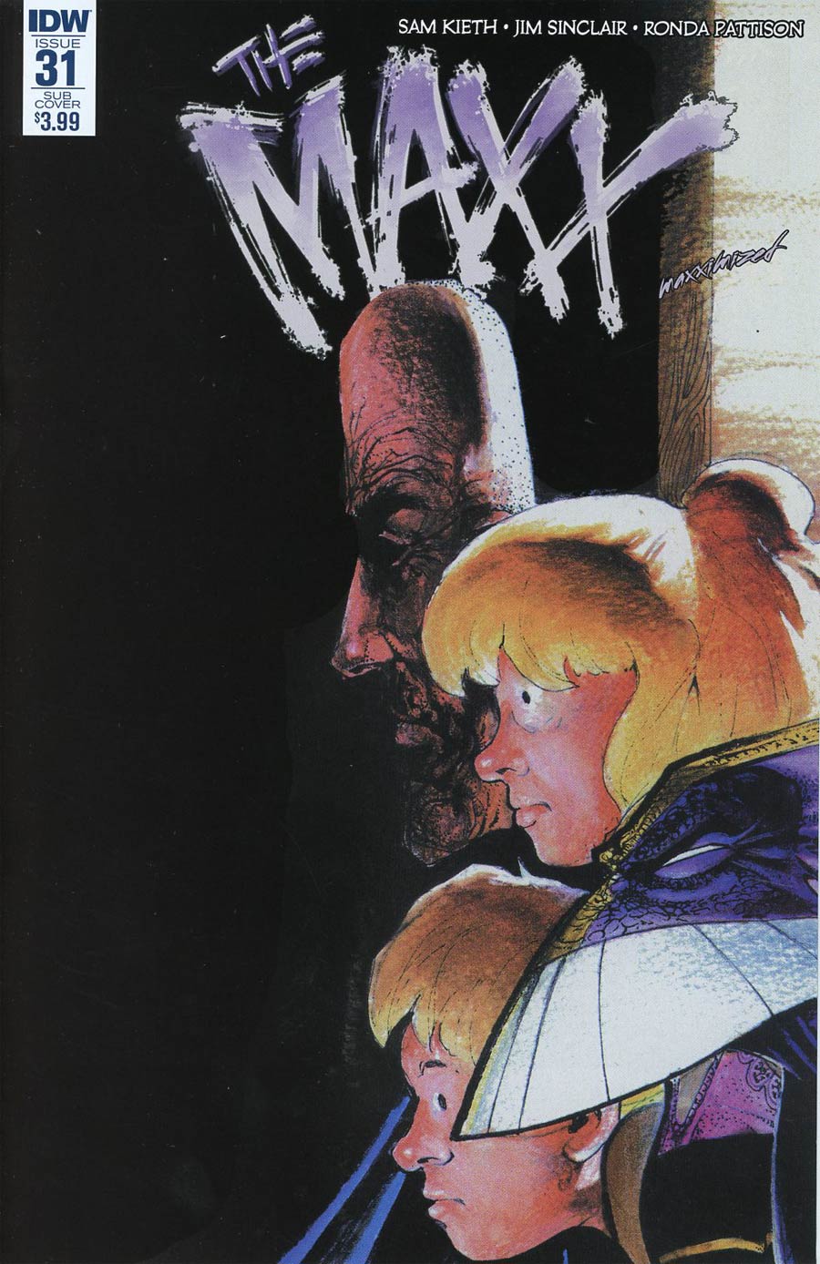 Maxx Maxximized #31 Cover B Variant Sam Kieth Subscription Cover