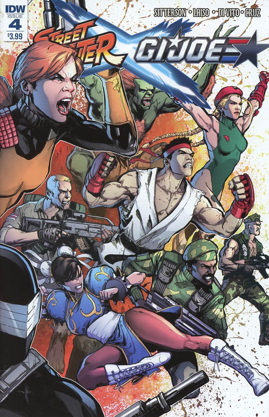 Street Fighter x GI Joe #4 Cover A Regular Phil Jimenez Cover