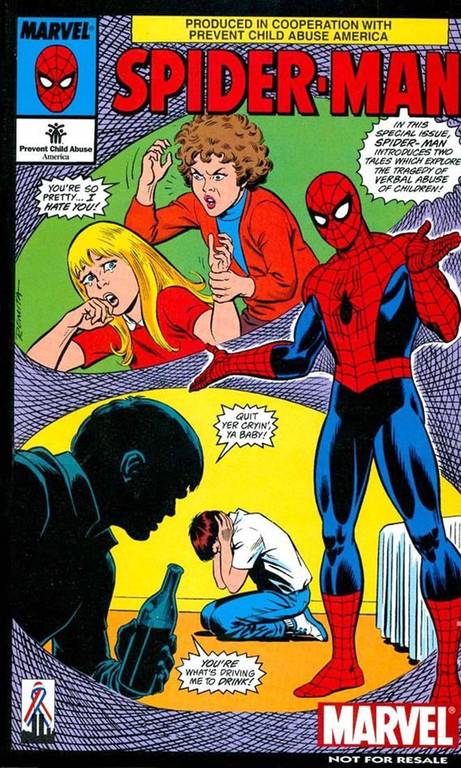 Amazing Spider-Man Prevent Child Abuse 2002 Edition