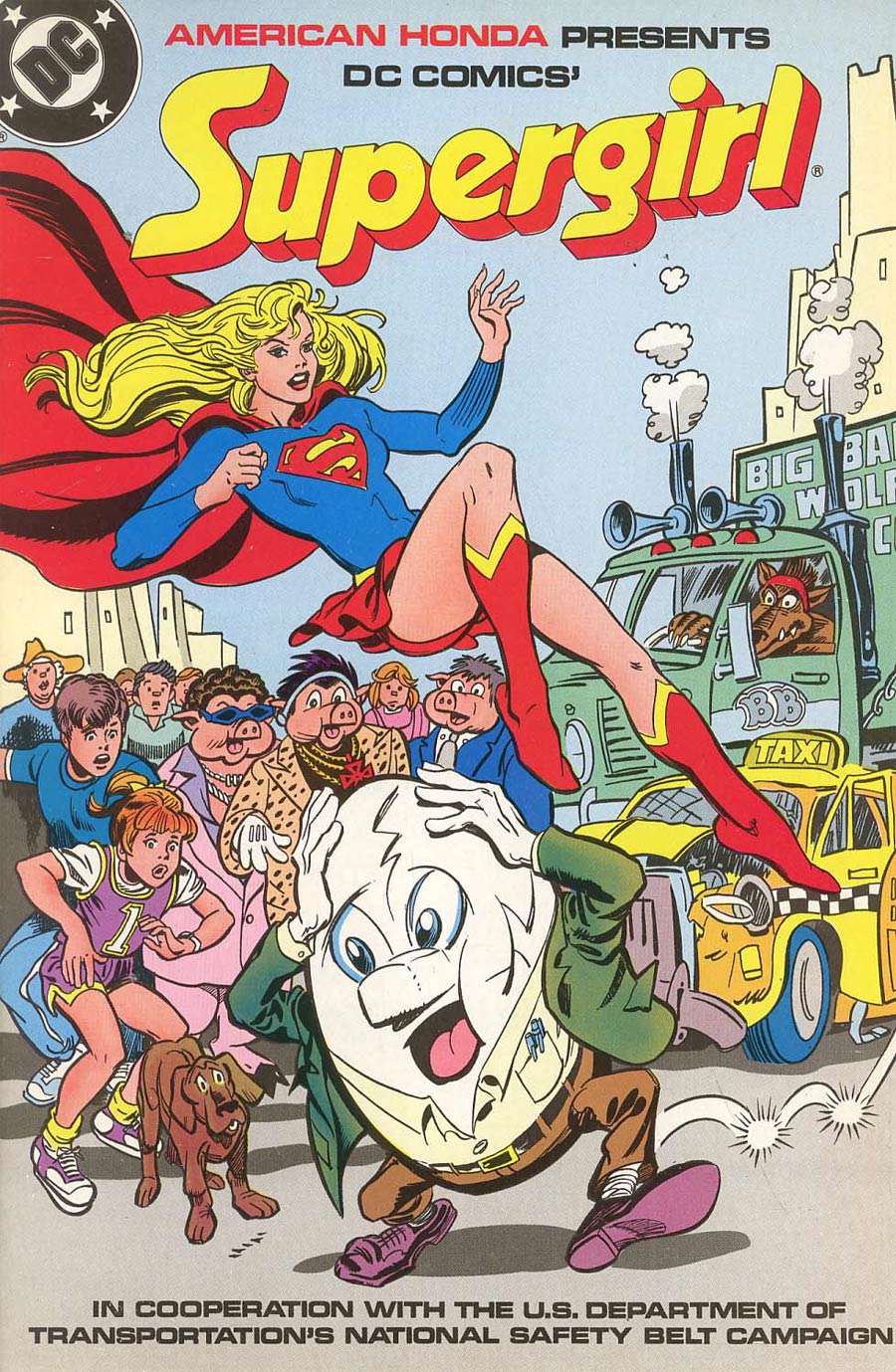 Supergirl American Honda US Dept Transportation Safety #1 (1984)