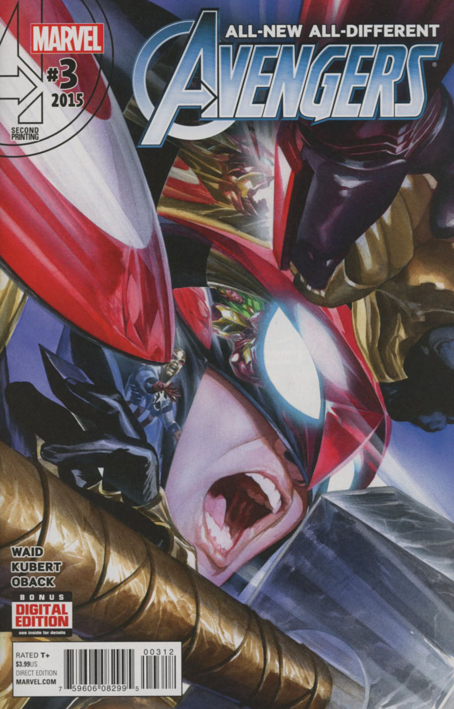 All-New All-Different Avengers #3 Cover D 2nd Ptg Alex Ross Variant Cover