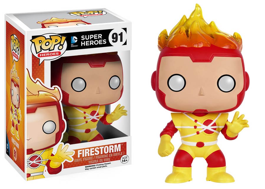 POP Heroes 91 DC Comics Firestorm Vinyl Figure