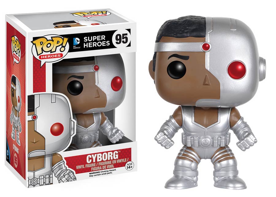 POP Heroes 95 DC Comics Cyborg Vinyl Figure