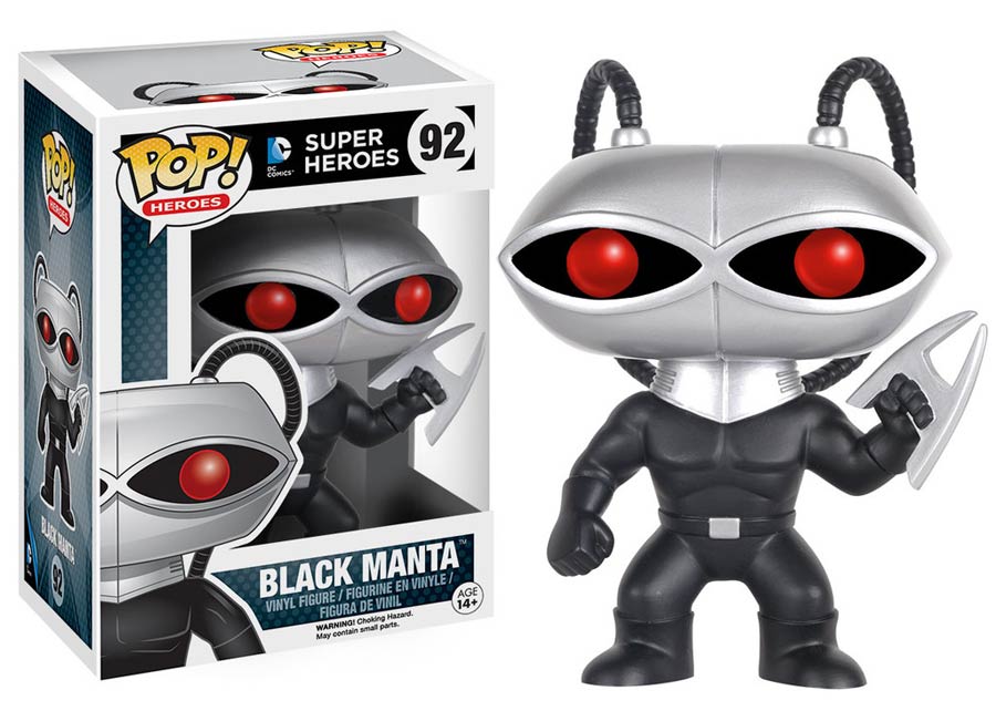 POP Heroes 92 DC Comics Black Manta Vinyl Figure