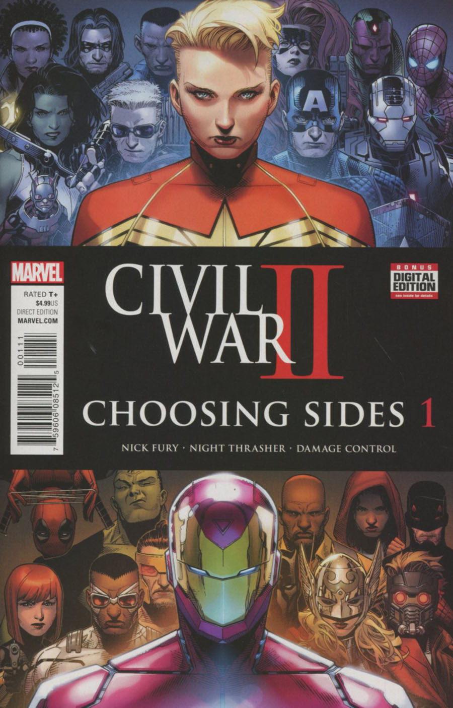 Civil War II Choosing Sides #1 Cover A Regular Jim Cheung Cover