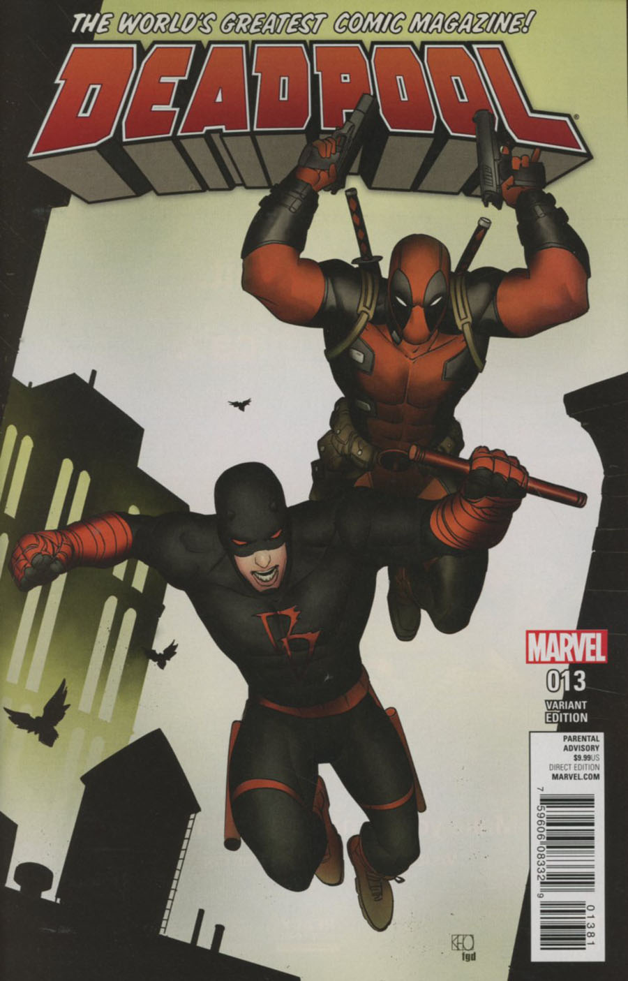 Deadpool Vol 5 #13 Cover D Variant Khoi Pham Daredevil Cover