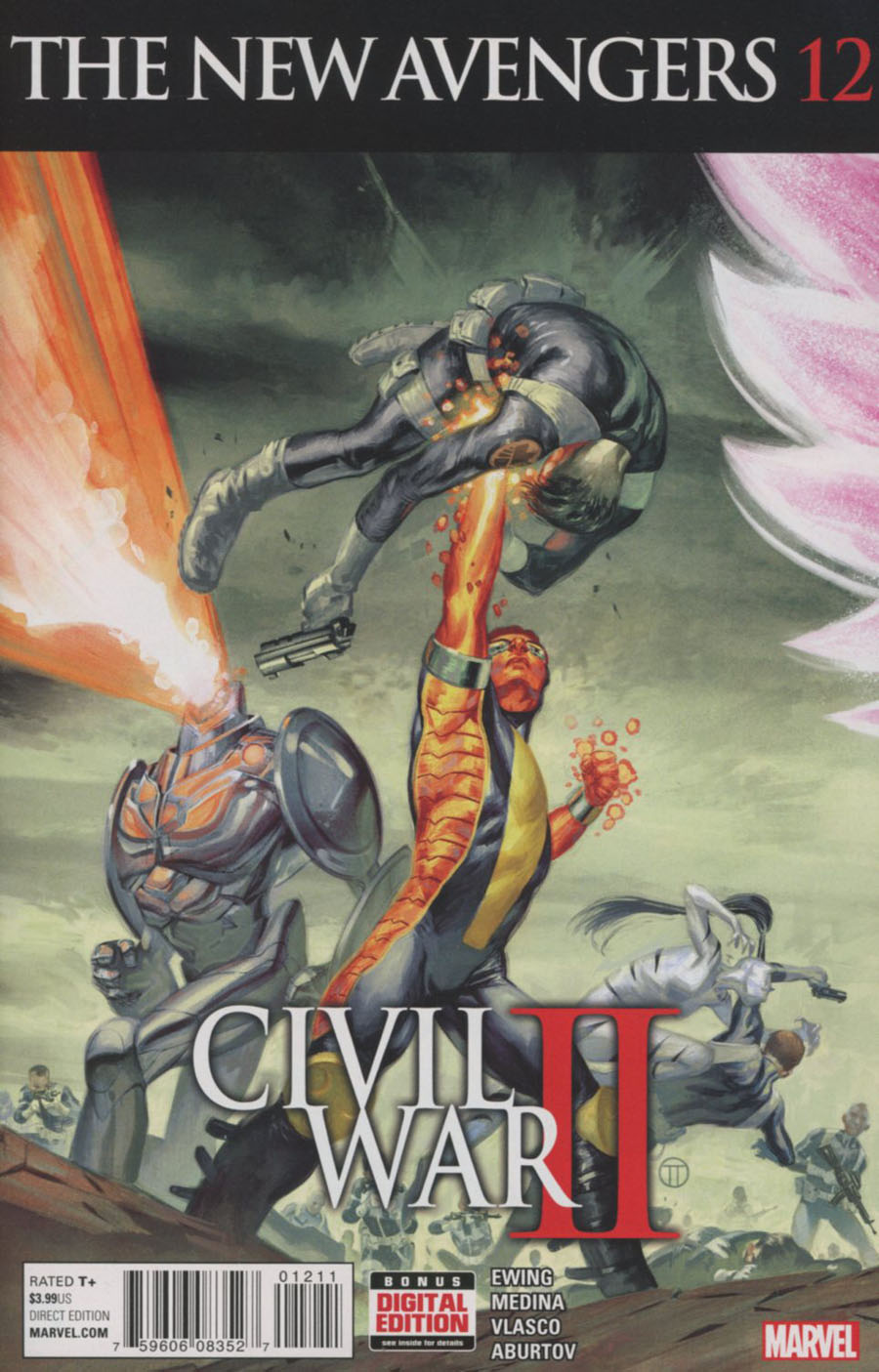 New Avengers Vol 4 #12 Cover A Regular Julian Totino Tedesco Cover (Civil War II Tie-In)