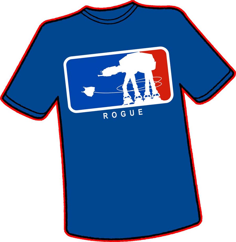 Major Rebel Base-Ball T-Shirt Large