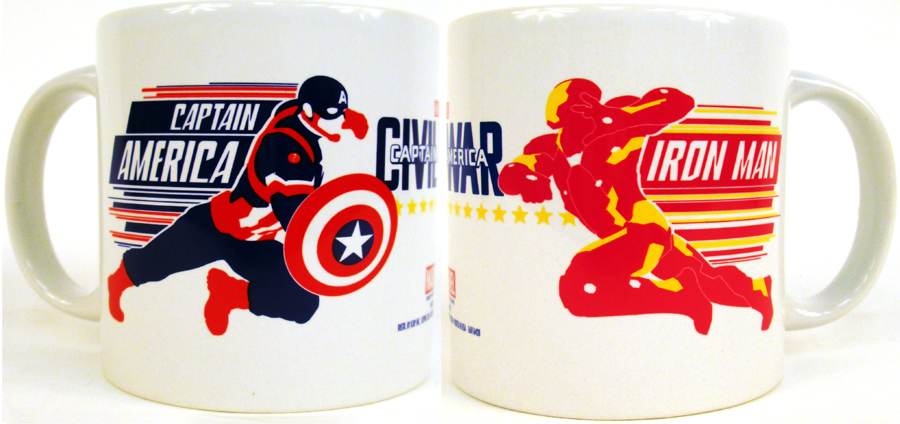 Marvel Comics 20-ounce Ceramic Mug - Captain America Civil War Clash