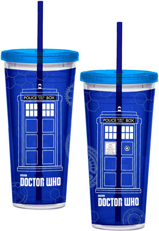 Doctor Who 24-ounce Acrylic Travel Cup - TARDIS