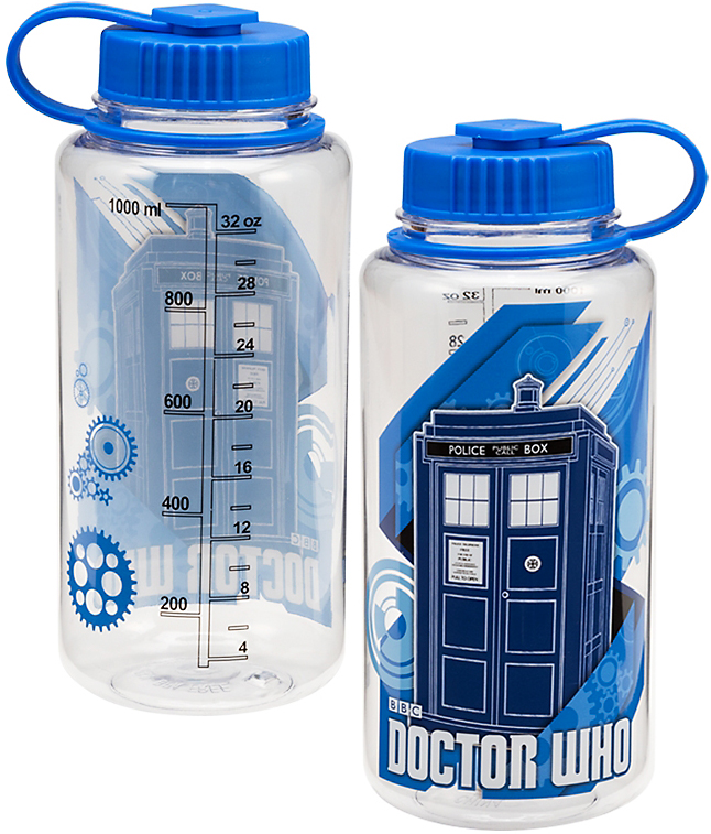 Doctor Who 32-ounce Tritan Water Bottle - TARDIS