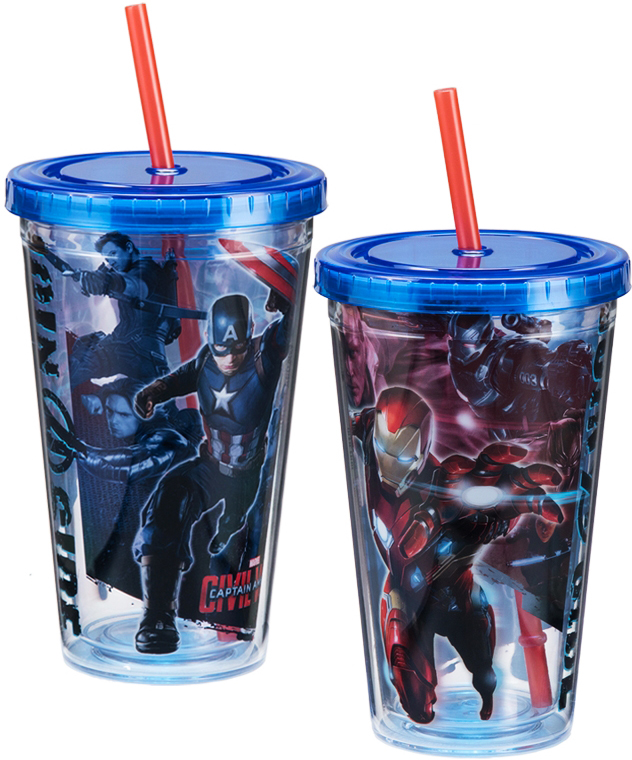 Marvel Comics 18-ounce Acrylic Cup - Captain America Civil War