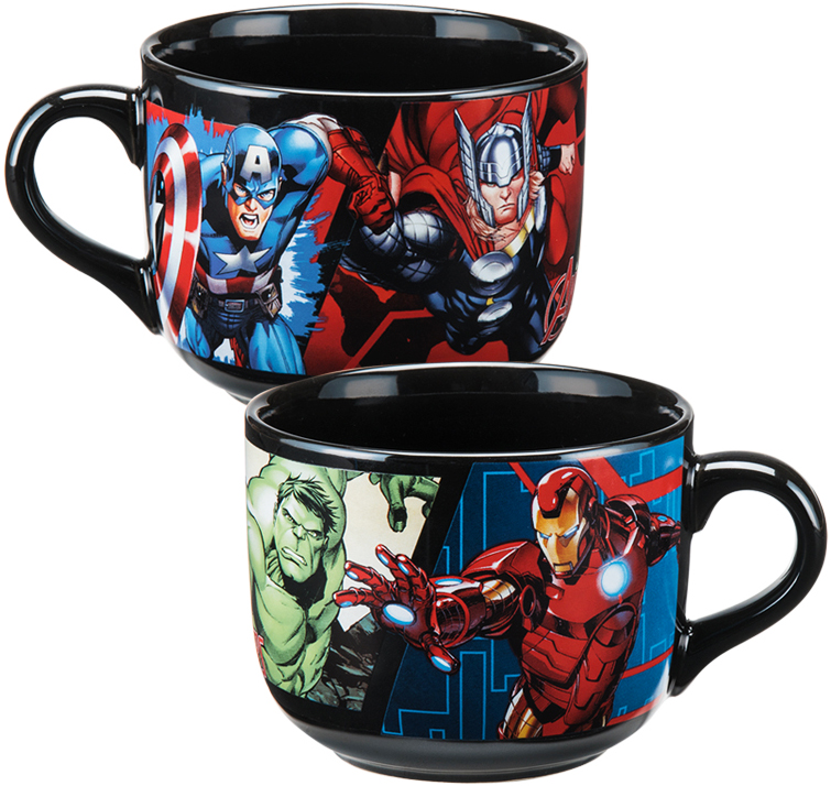 Marvel Comics 20-ounce Ceramic Soup Mug - Avengers Assemble