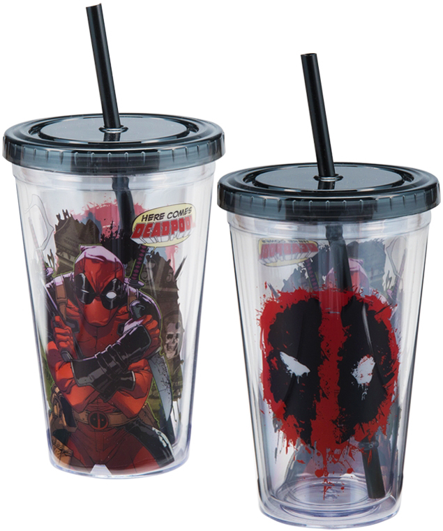 Marvel Comics 18-ounce Acrylic Travel Cup - Deadpool