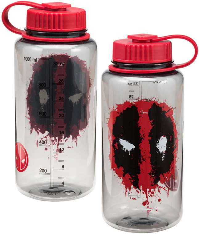 Marvel Comics 32-ounce Tritan Water Bottle - Deadpool