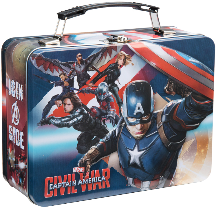 Marvel Comics Large Tin Tote - Captain America Civil War